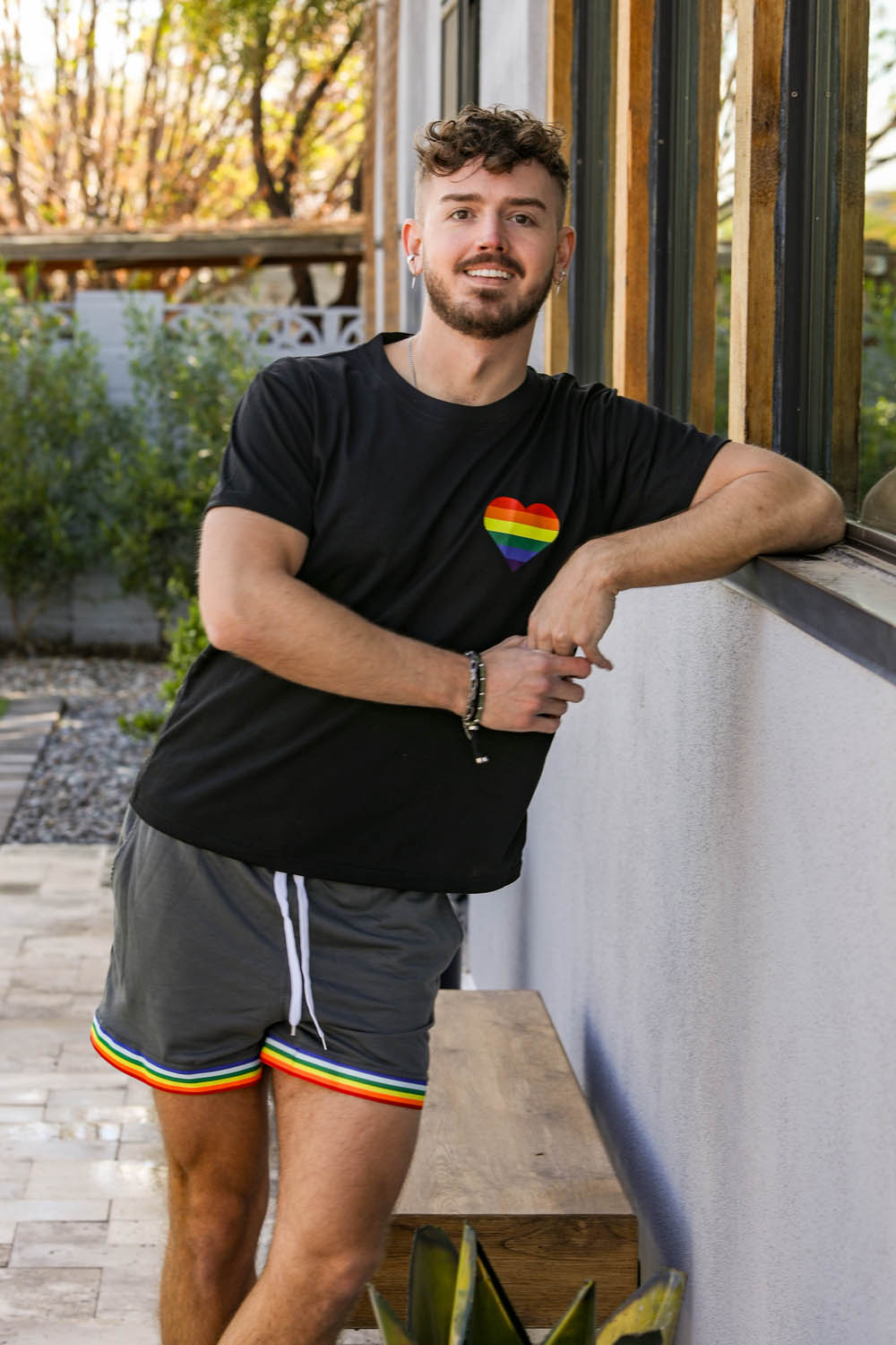 The Flaming Thighs Rainbow Shorts