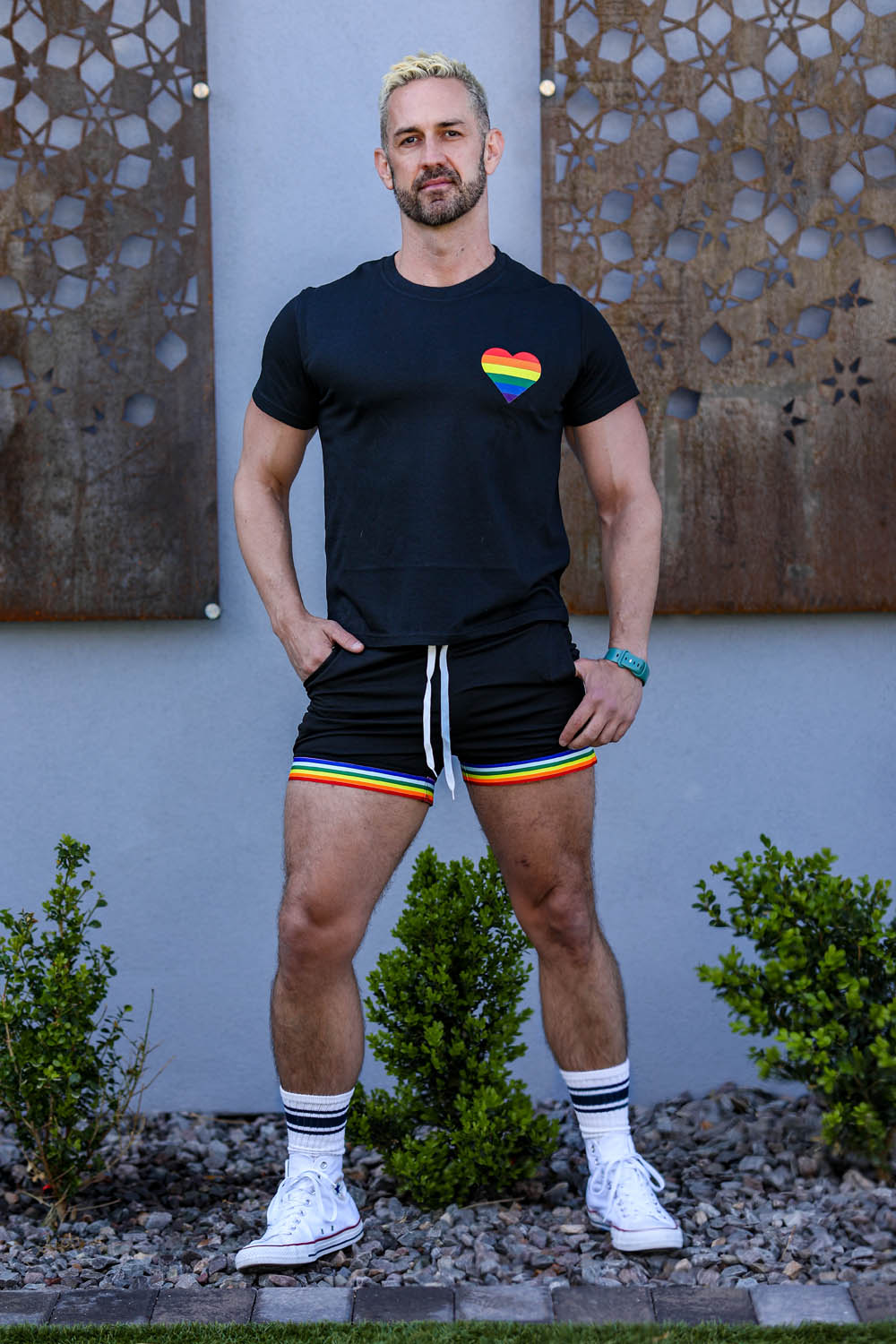 The Flaming Thighs Rainbow Shorts
