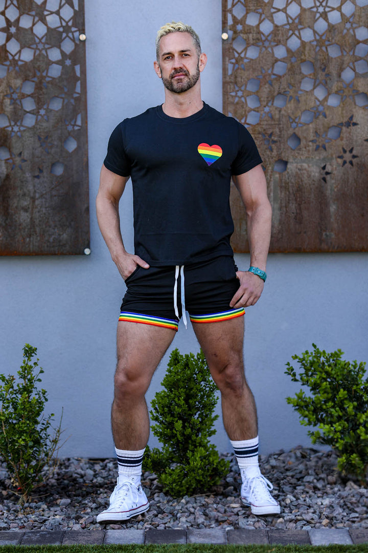 The Flaming Thighs Rainbow Shorts
