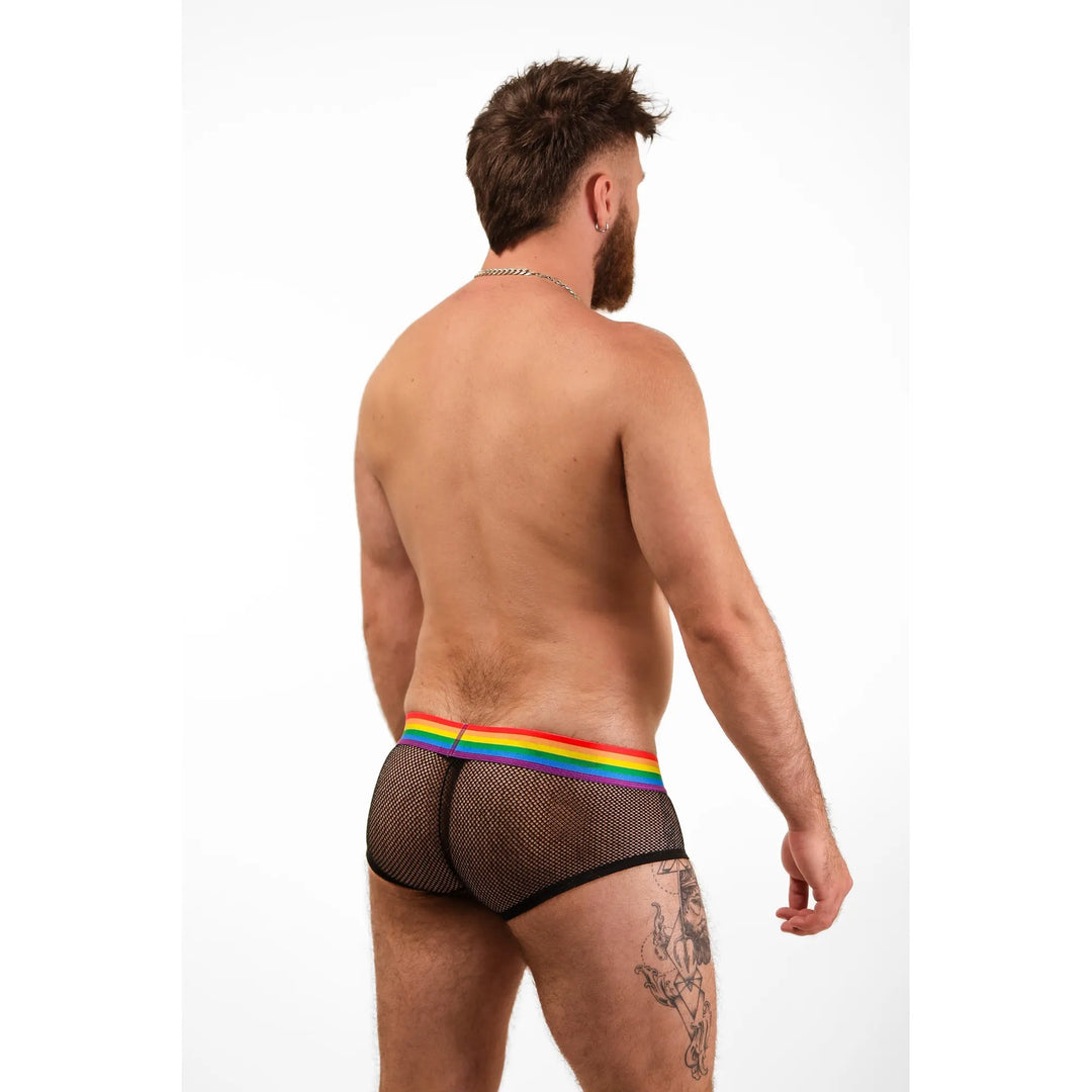 JOCKMAIL MESH PRIDE BRIEF