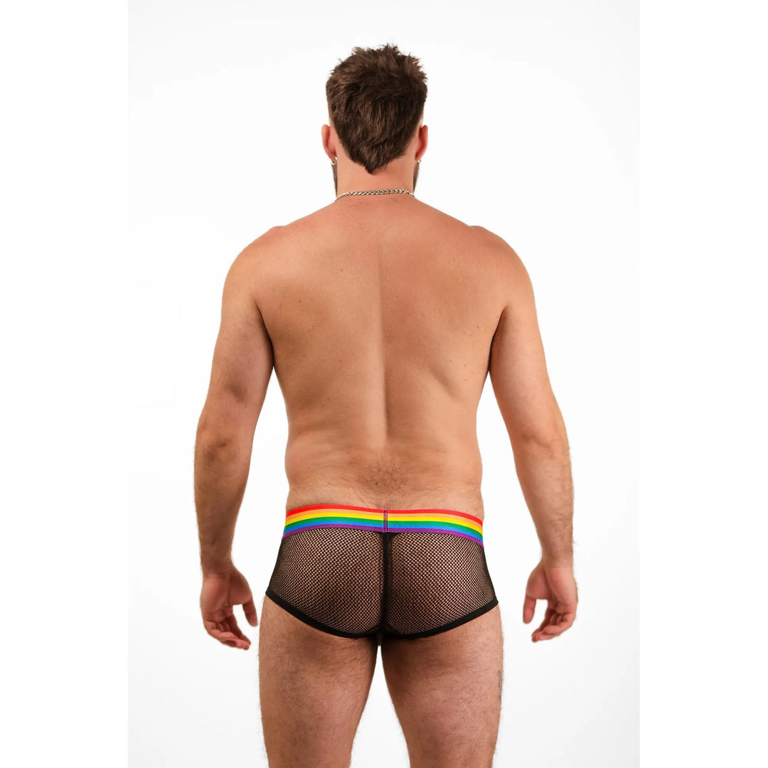 JOCKMAIL MESH PRIDE BRIEF