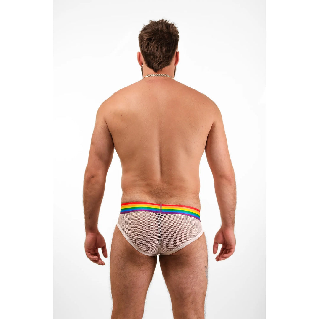 JOCKMAIL MESH PRIDE BRIEF