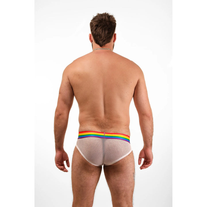 JOCKMAIL MESH PRIDE BRIEF