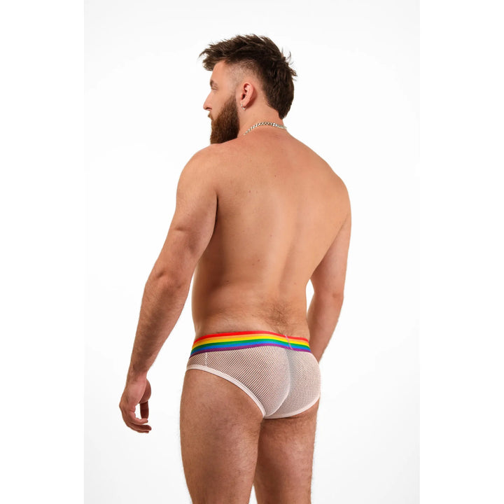JOCKMAIL MESH PRIDE BRIEF