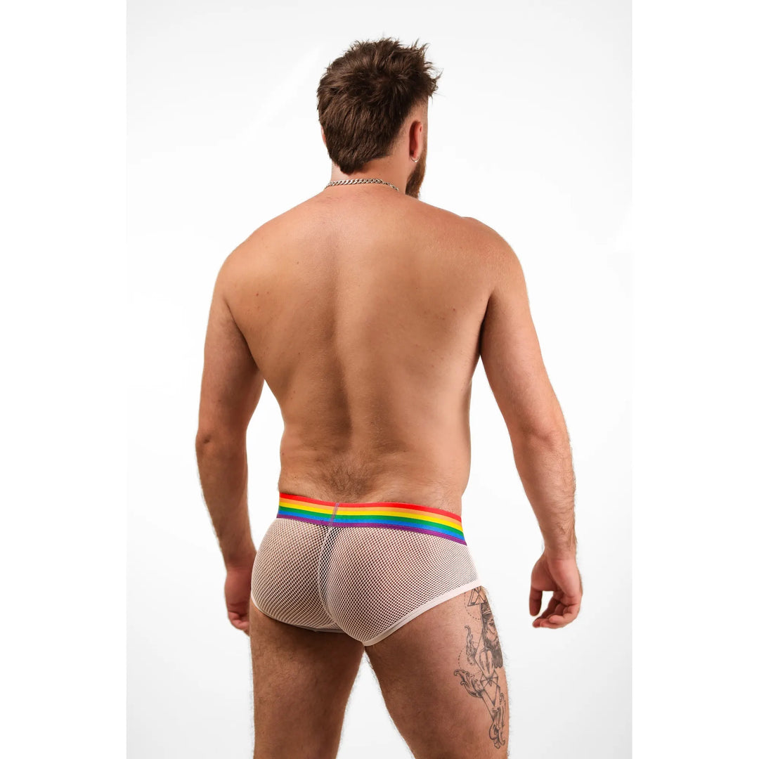 JOCKMAIL MESH PRIDE BRIEF