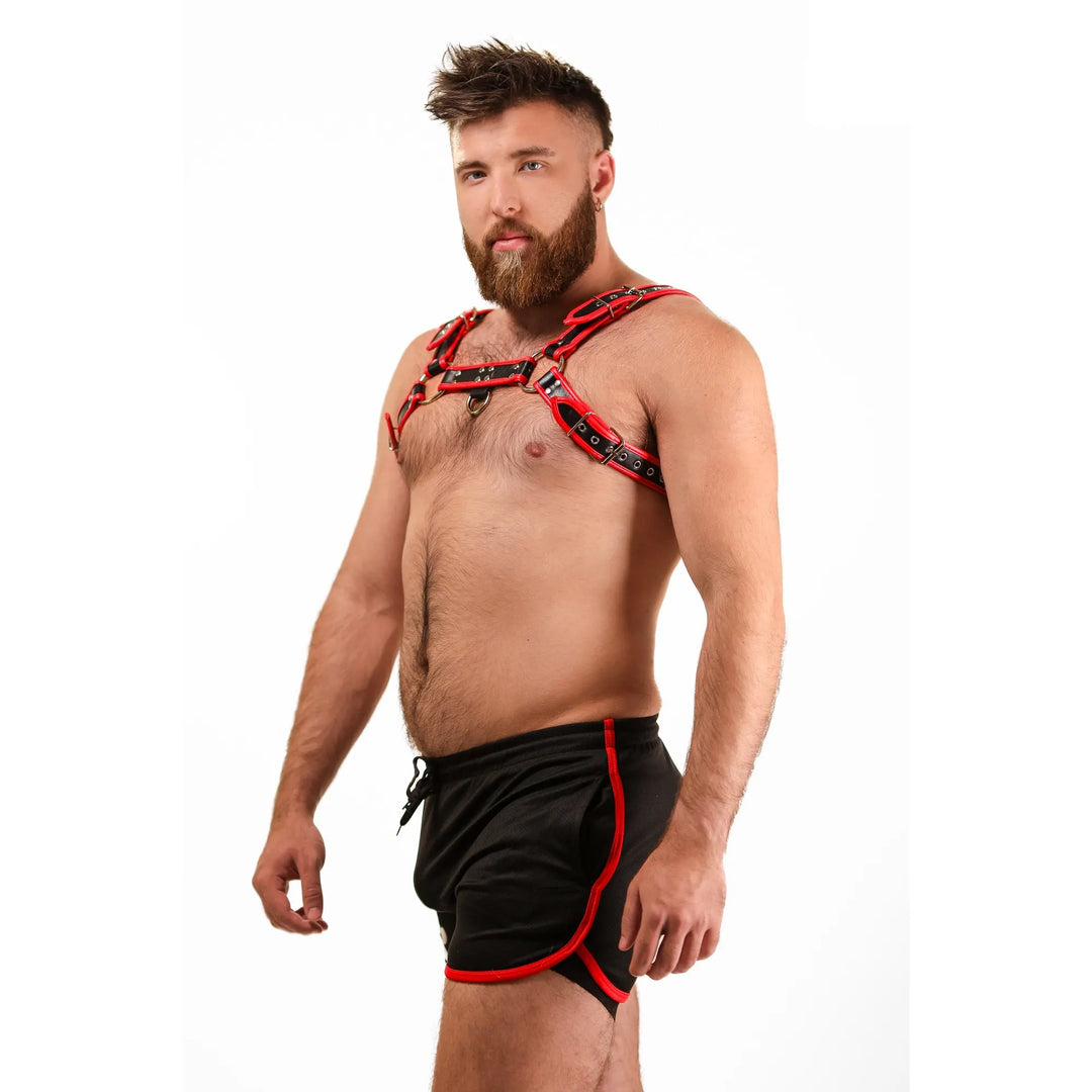 Big Daddy Red Leather Harness